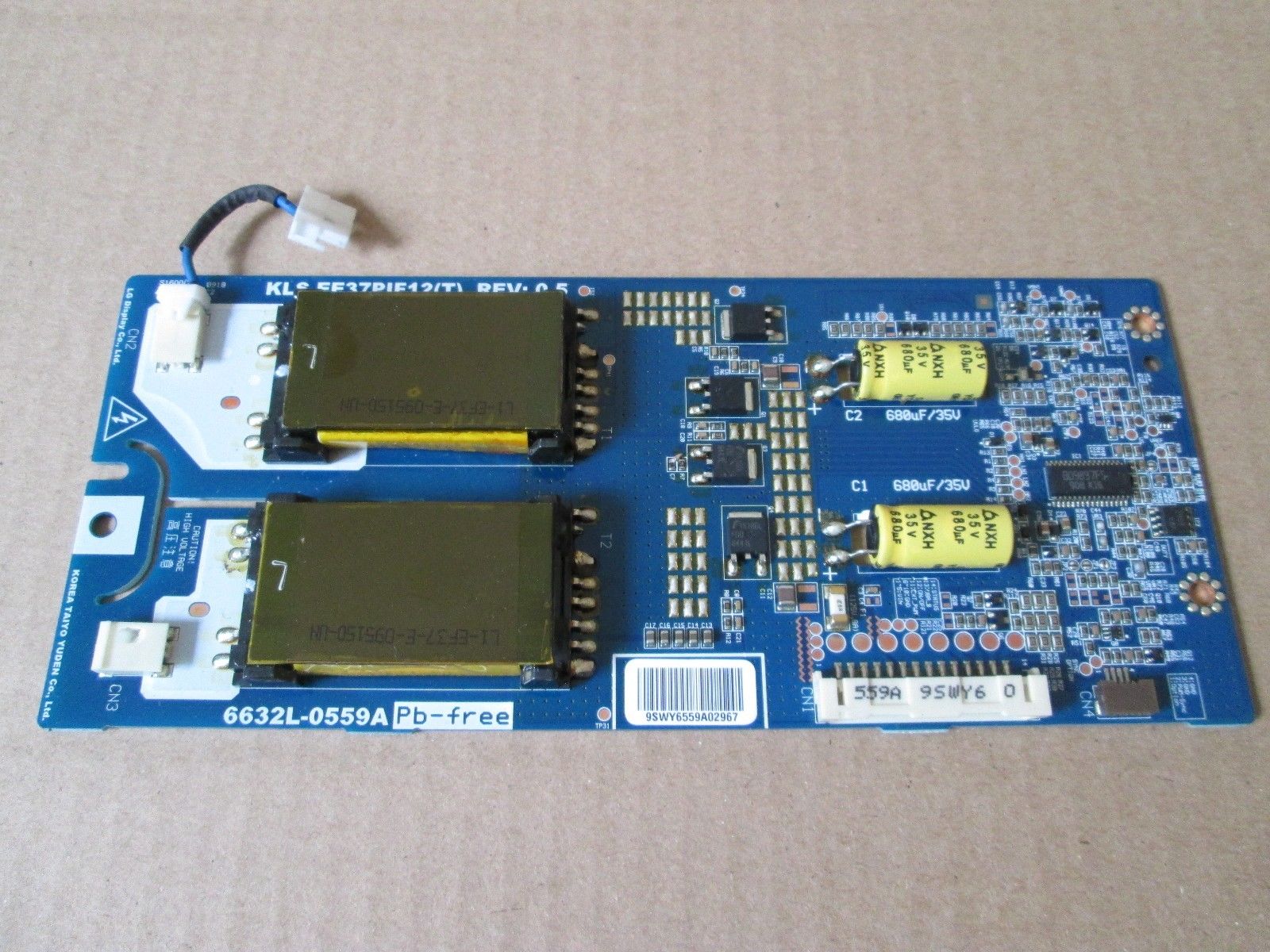 Inverter-Board LG/Toshiba Board: 6632L-0559A KLS-EE37PIF12 (T)